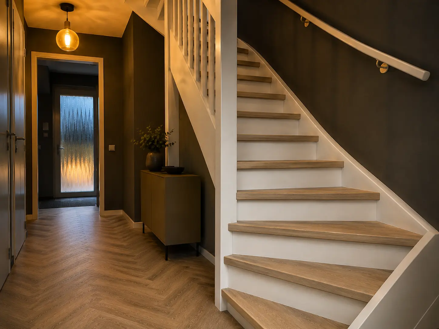 Trapbekleding aangebracht door Brunsman Vloeren